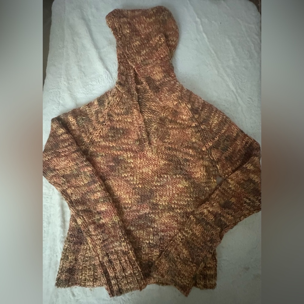 WINTER SALE ** BKE Multicolor Hooded Neck Sweater